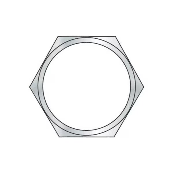 Hex Panel Nuts 3/8-32 x 7/16  x 3/32 , Steel, Zinc Plating, , 2000PK, Newport Fasteners, Mfr#: 3709307NP